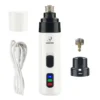 Rechargeable Dog Nail Grinders USB Charging Pet Nail Clippers Electric Dog Cat Paws Nail Grooming Trimmer Tools
