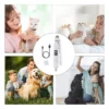 Dog Nail Grinder Electric Rechargeable Dog Nail Trimmer With LED Light Ergonomic Pet Paws Grooming Tool Quiet File Toenail