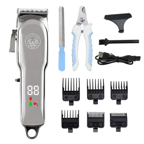 Professional Pet Trimmer Cat Shaver Dog Hair Clipper Cutting Machine Animal Puppy Grooming Kit for Dogs Cats Pets