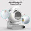PlayPet 65L Automatic Smart Cat Litter Box Self Cleaning Fully Enclosed Cat Litter Box Pet Toilet Litter Tray