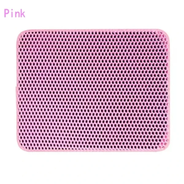 Cat Litter Mat Double Layer Cat Litter Box Waterproof Mat Non-slip Sand Cat Foldable Pad Washable Mat Pet Clean Supplies
