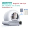 PlayPet 65L Automatic Smart Cat Litter Box Self Cleaning Fully Enclosed Cat Litter Box Pet Toilet Litter Tray