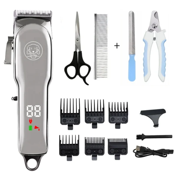 Professional Pet Trimmer Cat Shaver Dog Hair Clipper Cutting Machine Animal Puppy Grooming Kit for Dogs Cats Pets