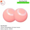 Cat Interactive Ball Toy, Automatic Rolling Ball with Tail, Rechargeable Smart Pet Interactive Toy, Intelligent Mouse for Cat