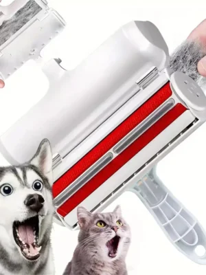 Pet Hair Remover Roller Removing Dog Cat Self Cleaning Lint Pet Hair Remover Pet Hair Remov Cleaning One Hand Operate