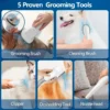 Dog Grooming Vacuum & Pet Grooming Kit with 2.3L Capacity Larger Pet Hair Dust Cup Dog Brush Vacuum for Pet Hair Vacuum Cleaner