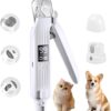 Dog Nail Grinder Electric Rechargeable Dog Nail Trimmer With LED Light Ergonomic Pet Paws Grooming Tool Quiet File Toenail