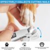 Dog Nail Grinder Electric Rechargeable Dog Nail Trimmer With LED Light Ergonomic Pet Paws Grooming Tool Quiet File Toenail